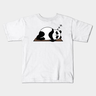 My favorite yoga pose - funny panda Kids T-Shirt